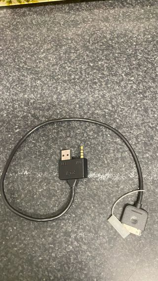 Conector de ipod con jack y usb