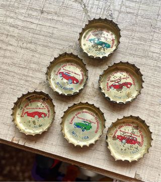 Chapas Fanta de naranja años 60