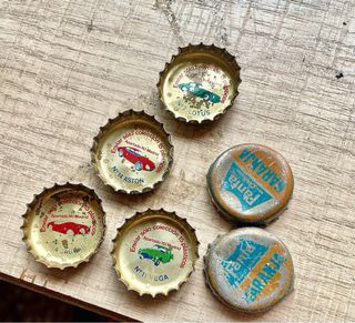 Chapas Fanta de naranja años 60