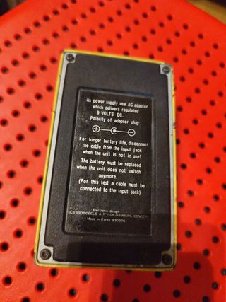 Pedal nobels distortion dt-1 colecion