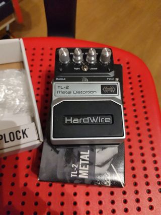 Pedal hardwire metal distorsion tl-2