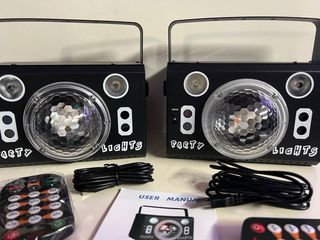 x2 FOCOS PAR LED BOLA DISCO-LÁSER DJ LIGHTS