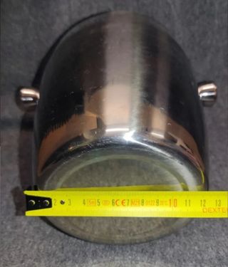 Cubitera o champanera de acero