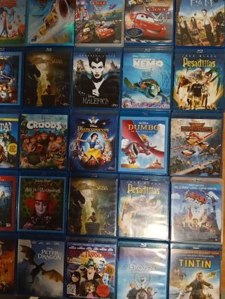 OFERTA LOTE DIBUJOS ANIMADOS BLU-RAY 