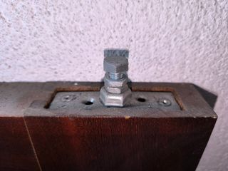 Puertas correderas de madera y cristal 