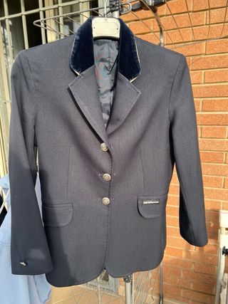 Giacca da equitazione bambina/o Blu