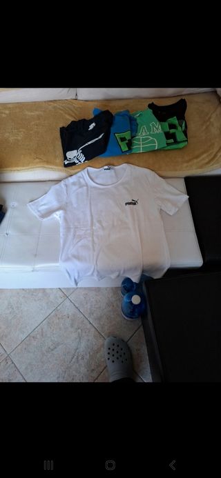 5 magliette maniche corte bimbo 10 anni