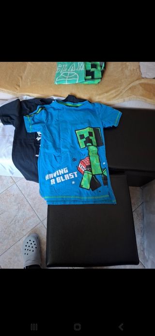 5 magliette maniche corte bimbo 10 anni