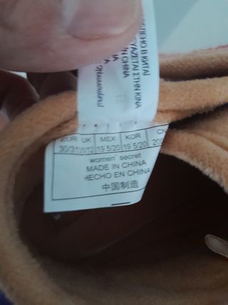 Zapatillas niña women secret