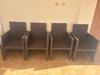 Conjunto de mesa terraza