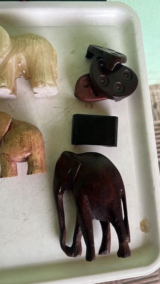 LOTE FIGURAS ELEFANTES DIVERSOS