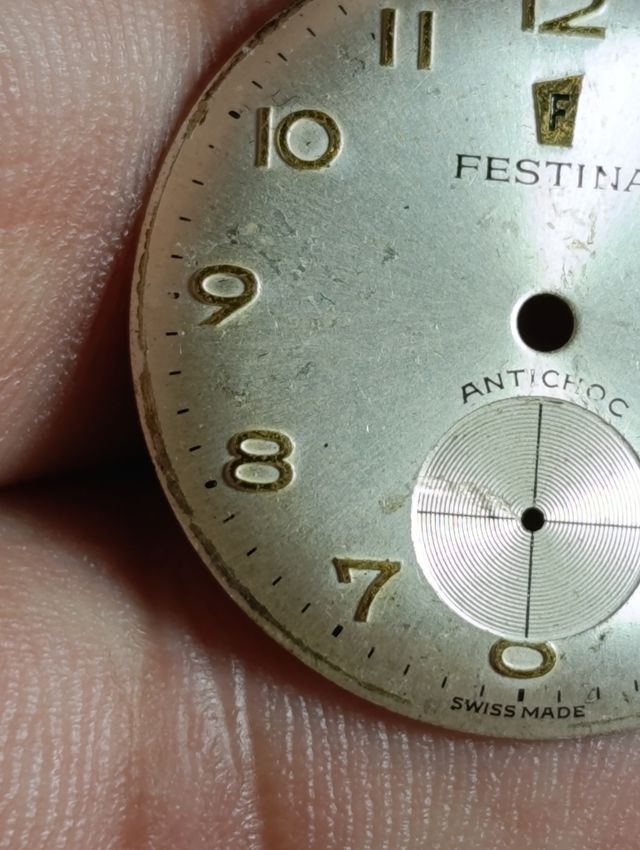 Esfera de reloj vintage Festina