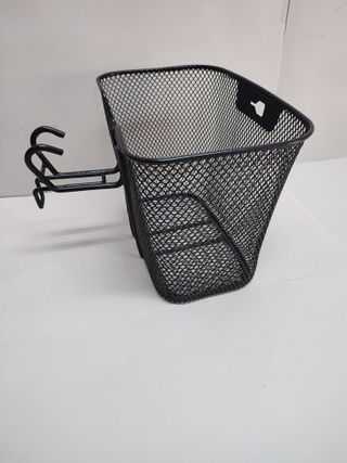 Cesta Bicicleta Metálica Negro 20x28x17