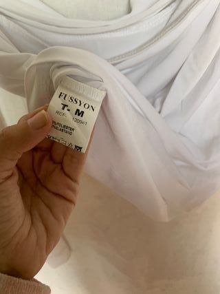 Top blanco M