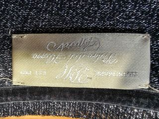 Jersey negro plata punto fino manga larga