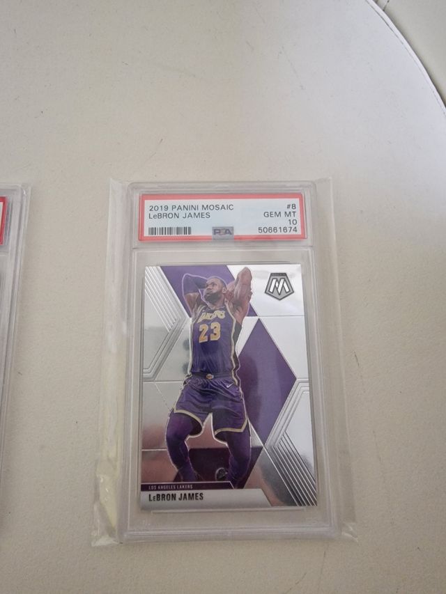 LOTE 3 TARJETAS LEBRON JAMES PSA