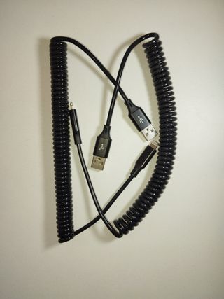 Cable de carga en espiral