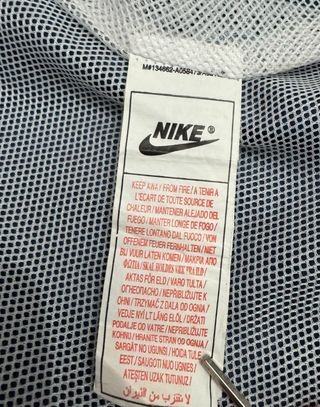 Chaqueta Track Jacket Nike fútbol Talla 