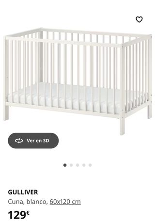 Cuna y colchón Ikea
