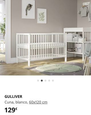 Cuna y colchón Ikea