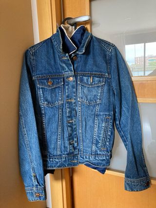 Chaqueta tejana con borrego
