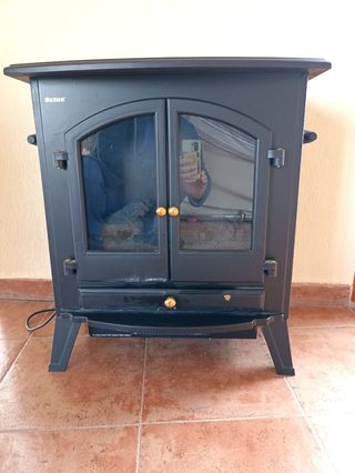 Estufa eléctrica efecto chimenea
