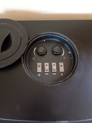 Estufa eléctrica efecto chimenea