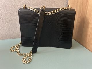 Borsa a tracolla nera Laura Biagiotti