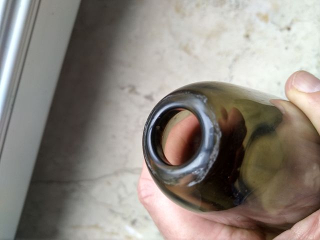 Vaso in vetro fumè anni '60