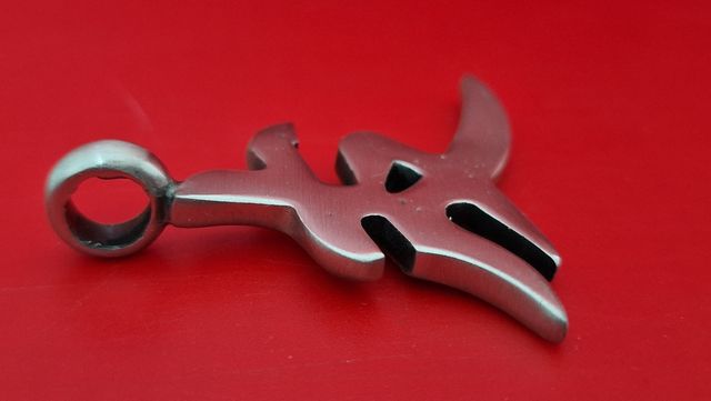 Colgante acero Zik Zok