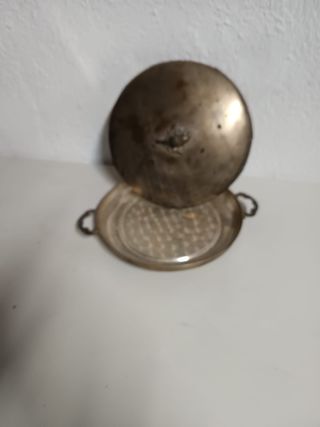 Antigua fiambrera metal