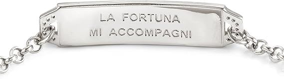 Bracciale Donna Argento 925 Quarzo verde fortuna