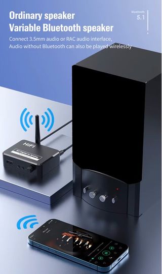 Receptor bluetooth Conversor audio digital analogi