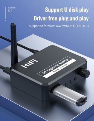 Receptor bluetooth Conversor audio digital analogi