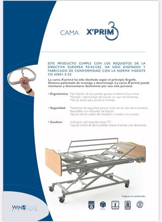 Cama articulada nueva con colchon antiescaras y colchon 