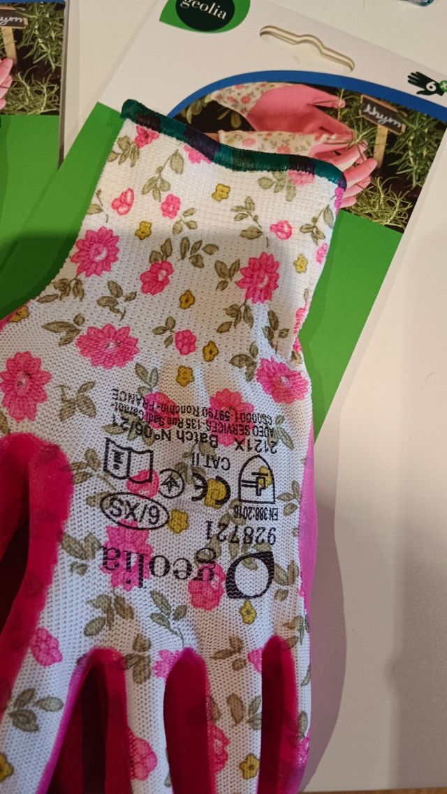 Guantes jardineria