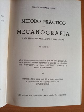 Método práctico de mecanografía