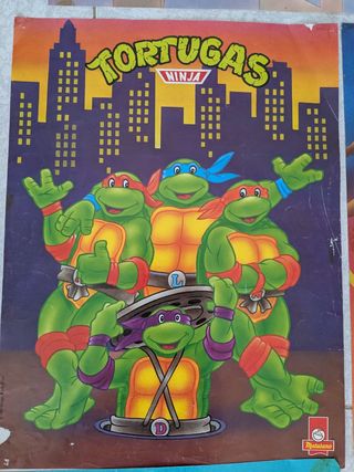 Lote Posters Tortugas Ninja vintage coleccionismo