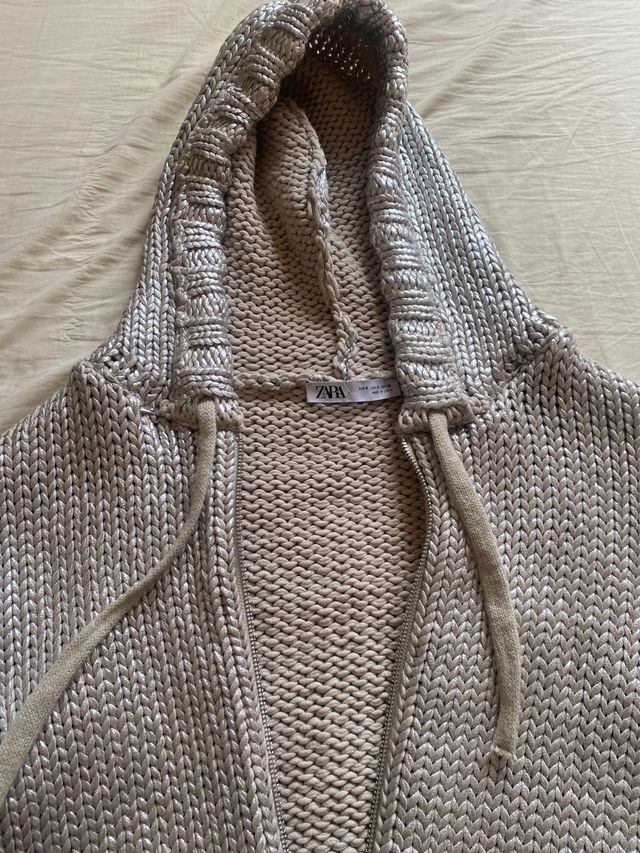 Chaqueta Plateada de Zara