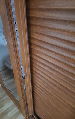 Puerta terraza interior triple acristalamiento