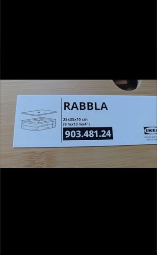 Caja RABBLA IKEA