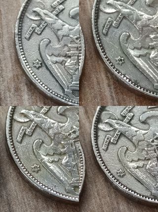 Lote completo 25 ptas 1957 Níquel