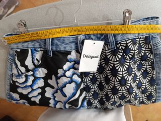 Falda vaquera superlinda desigual