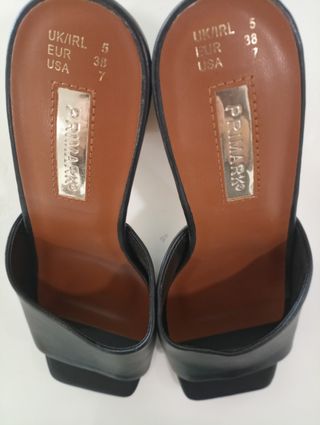 Sandalias negras mujer