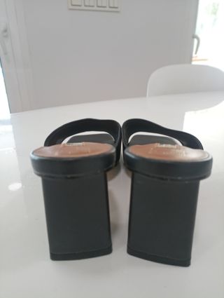 Sandalias negras mujer