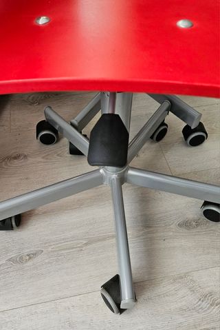 Silla oficina escritorio infantil roja