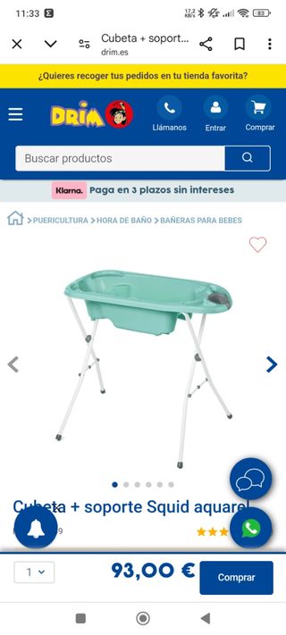 Bañera bebe
