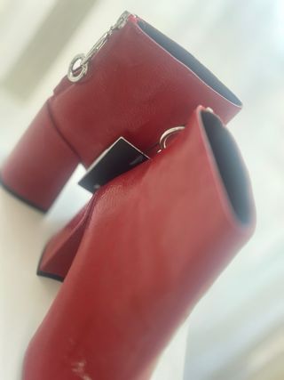 Botines Rojos Zara