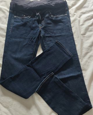 Pantalón vaquero embarazada.Denim.Talla 38