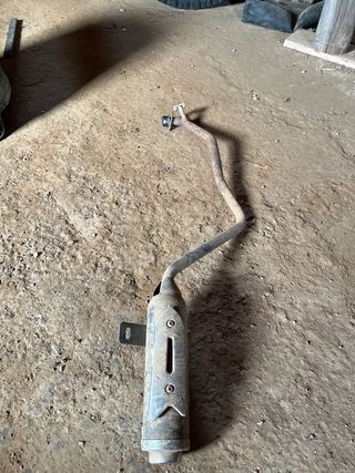 Tubo escape mini quad